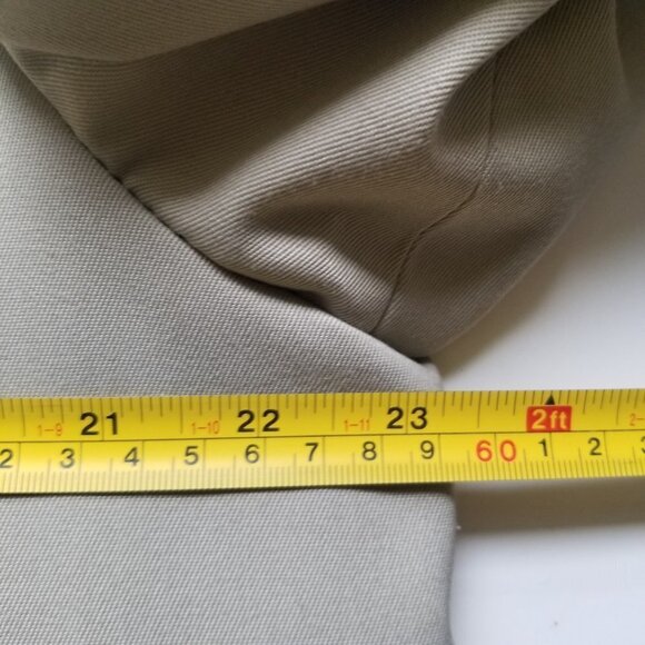 Vintage Trench Coat Men’s Size 40 Beige Removeable Liner Car Coat Fall Spring - Picture 11 of 14